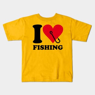 Love fishing Kids T-Shirt